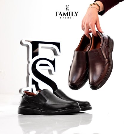 حذاء رجالي من الجلد الطبيعي 100% (ضبان طبي )