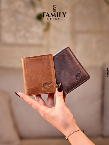 محفظة بطاقات ،جلد طبيعي 100%