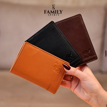 محفظة رجالي من الجلد الطبيعي الاصلي