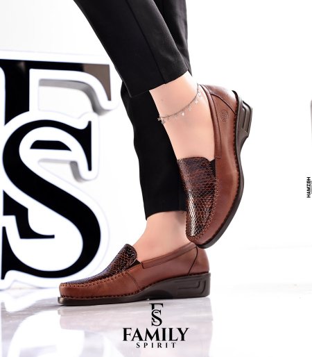 حذاء ستاتي طبي من الجلد الطبيعي الاصلي صناعة الخليل