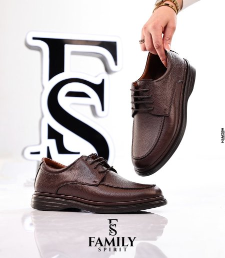 حذاء رجالي طبي من الجلد الطبيعي الاصلي صناعة الخليل