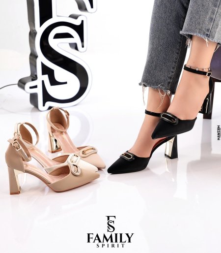 هيلز كعب عريضCharm Block Heel