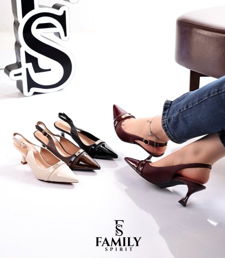 Backless Heeled Shoes