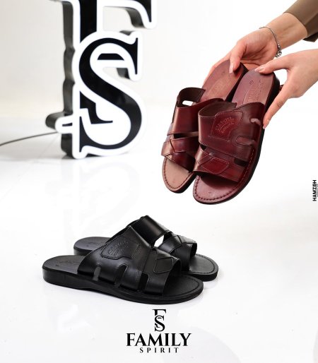 حذاء رجالي من الجلد الطبيعي الاصلي