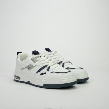 White-Navy Blue