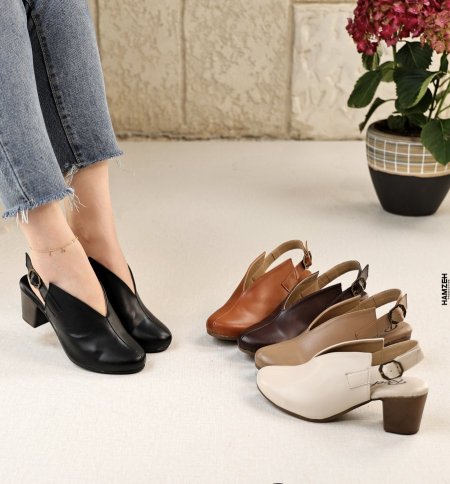 Slingback pumps(طبي)
