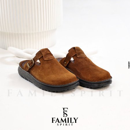 حذاء رجالي طبي من الجلد الطبيعي الاصلي (Nubuck)