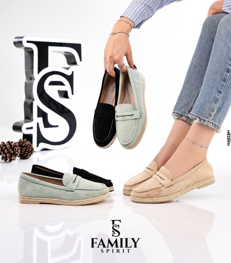 حذاء لوفر نسائي(Espadrille Loafers)