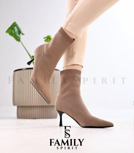 Heeled Sock Boot